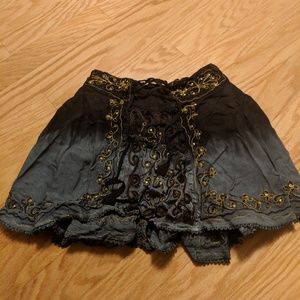 Intricate embroidered skirt